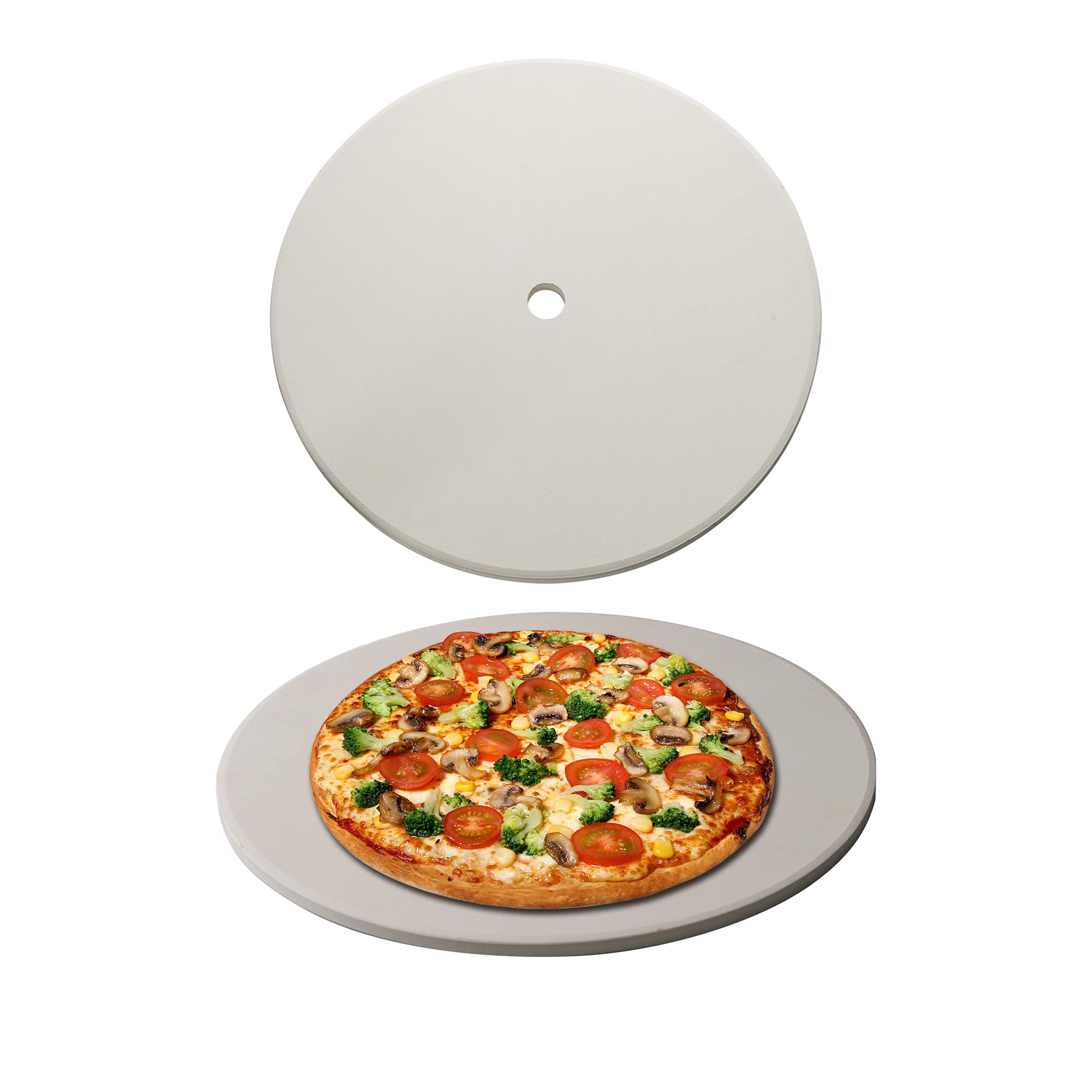 13" Round Pizza Stone for Oven and Grill